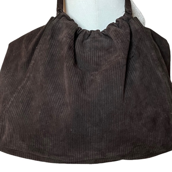 Sigrid Olsen Ribbed Leather Hobo Shoulder Purse - Picture 3 of 10